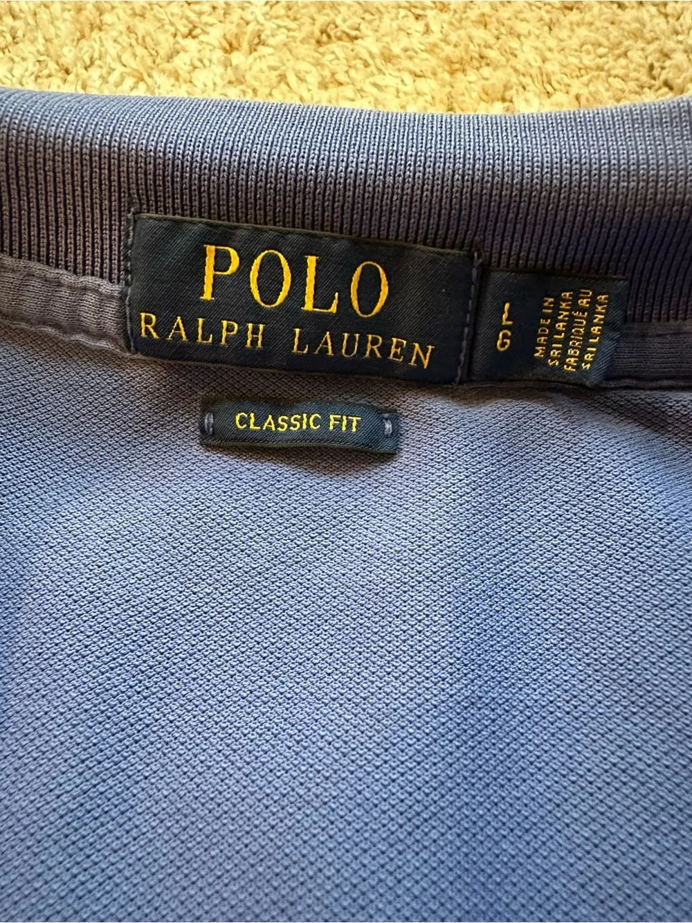 Polo by Ralph Lauren Men's Royal Blue Short-Sleeve Polo Men’s Larger